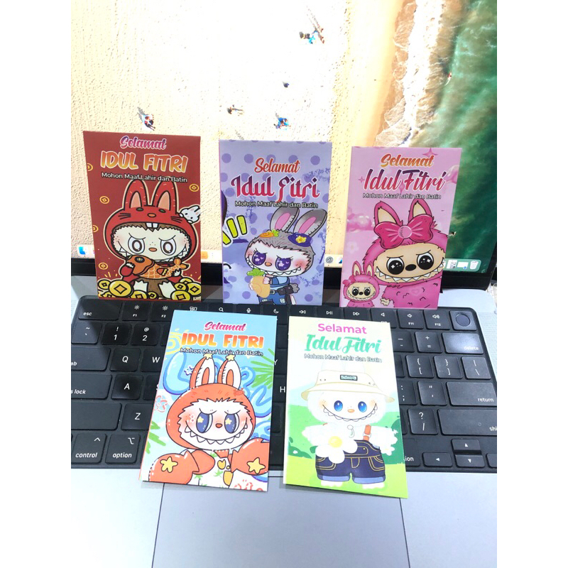 amplop lebaran Hari Raya idul Fitri Isi 100pcs amplop lebaran karakter