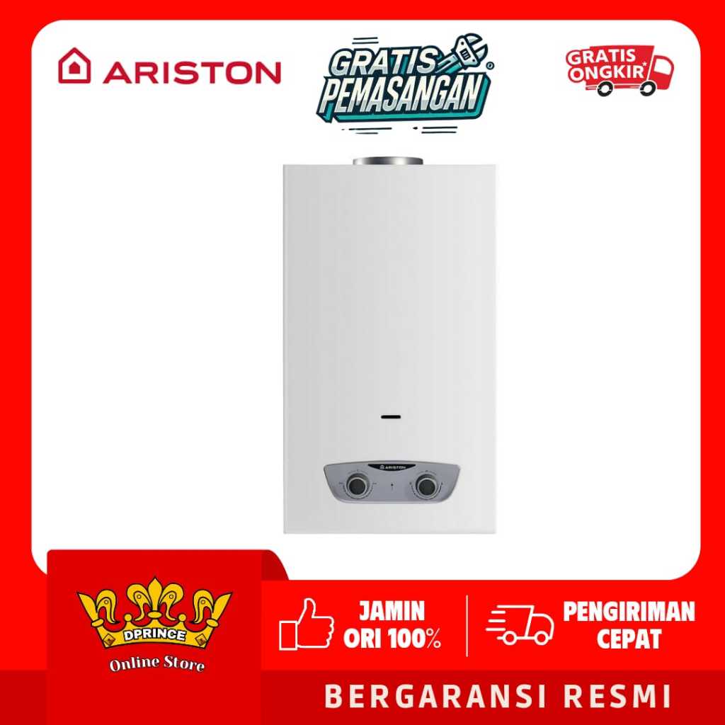 Jual ARISTON Water Heater Gas 10 Liter / 5 Liter Fast R | Shopee Indonesia
