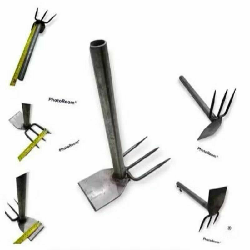 Jual Cangkul Garuk 2in1 Gagang Besi Pacul Garuk Gagang Besi Garuk Tanah ...