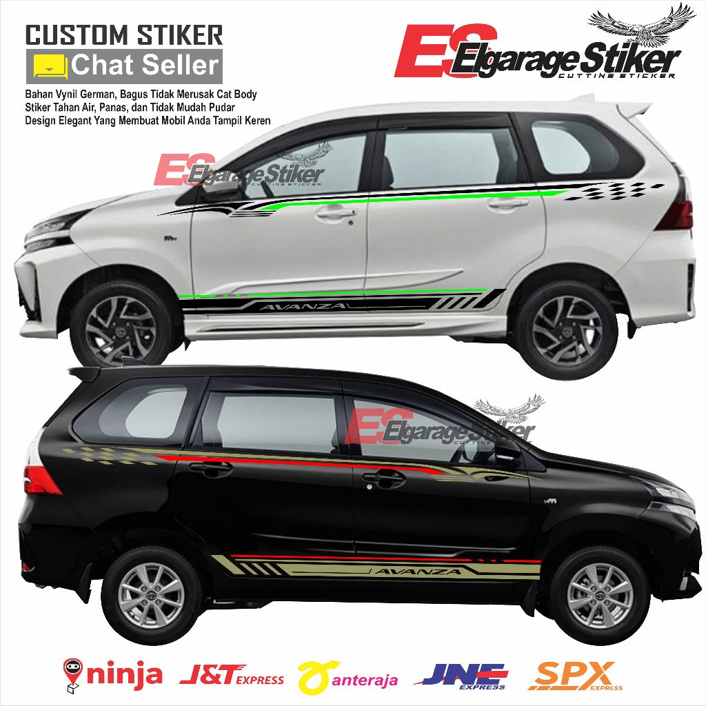 Jual Sticker mobil toyota avanza sticker list terlaris mobil avanza ...