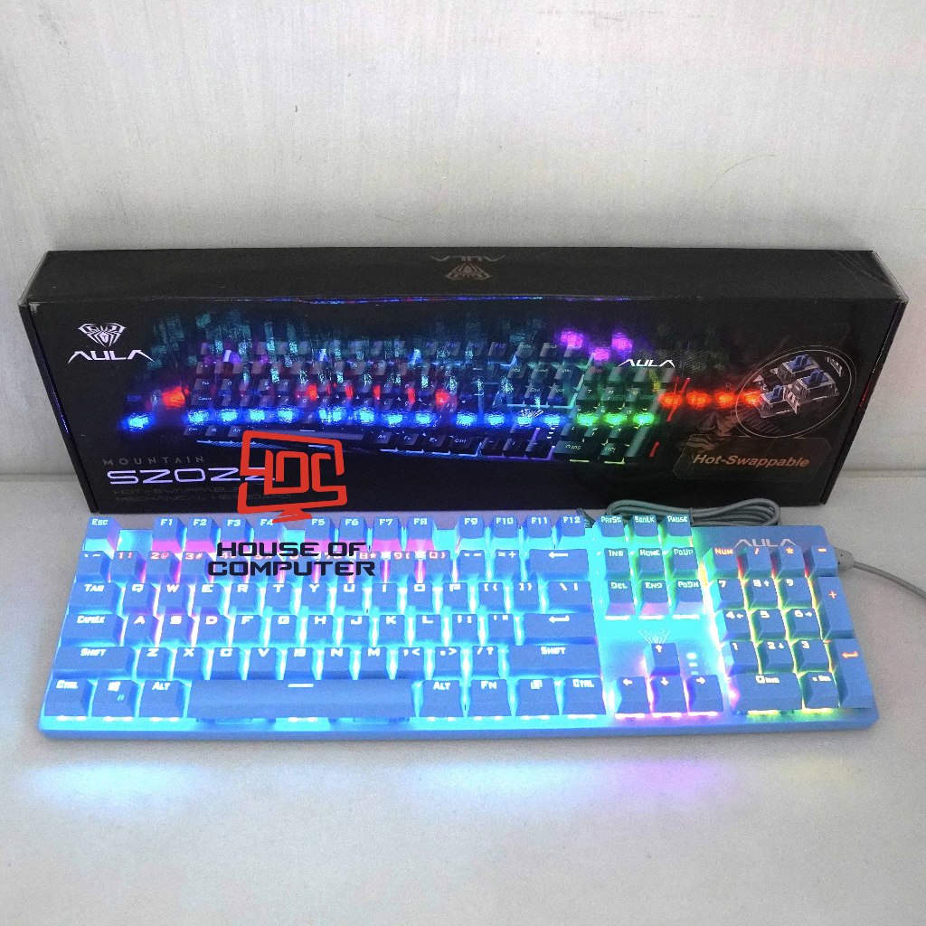 Jual KEYBOARD GAMING MECHANICAL AULA S2022 RGB FULL SIZE ANTI GHOSTING ...