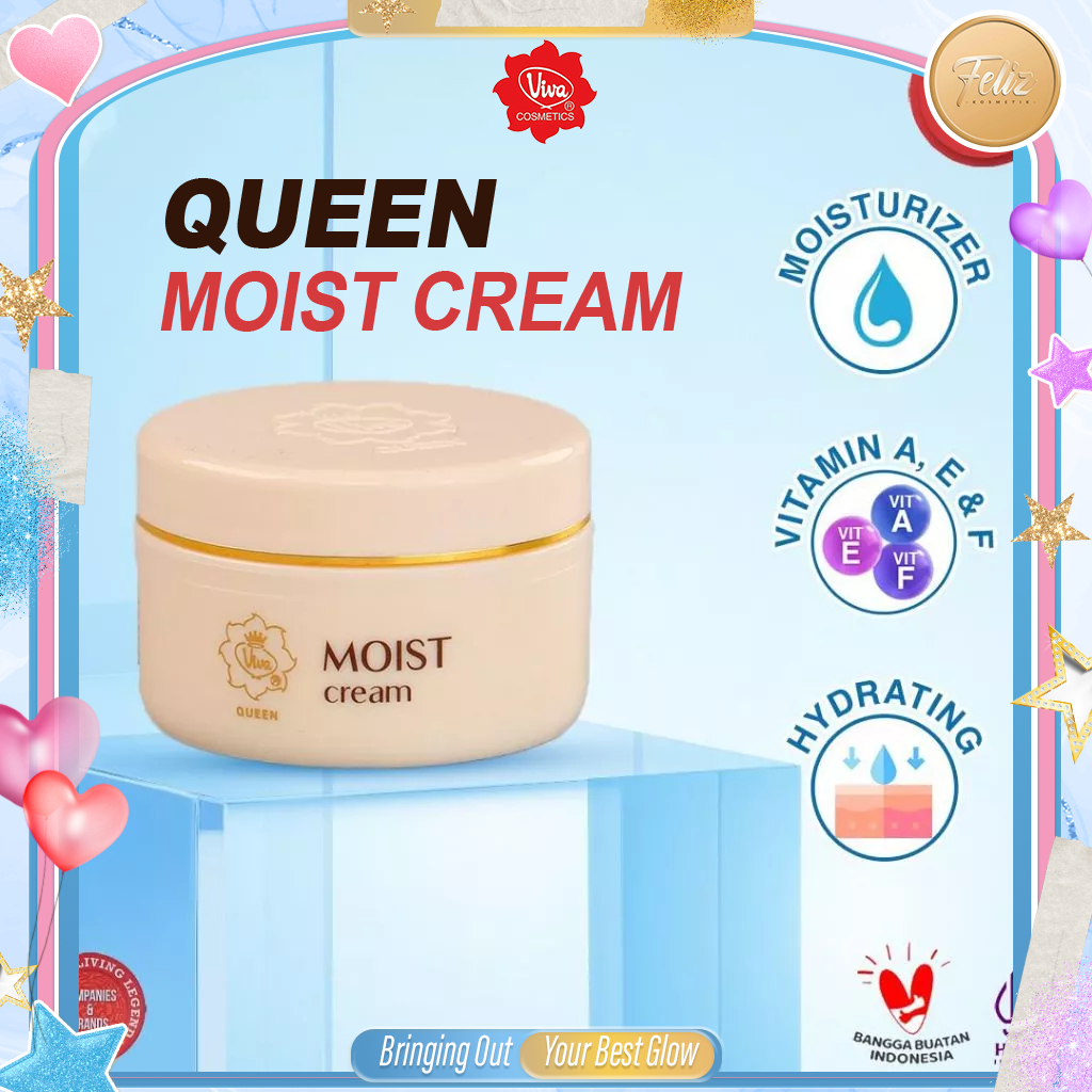 Jual * FELIZ * VIVA Queen Moist Cream 22gr Shopee Indonesia