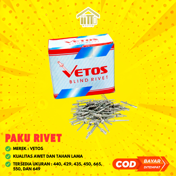 Jual PAKU RIVET UKURAN 429 435 440 450 665 550 649 / PAKU RIVET 1 KOTAK ...