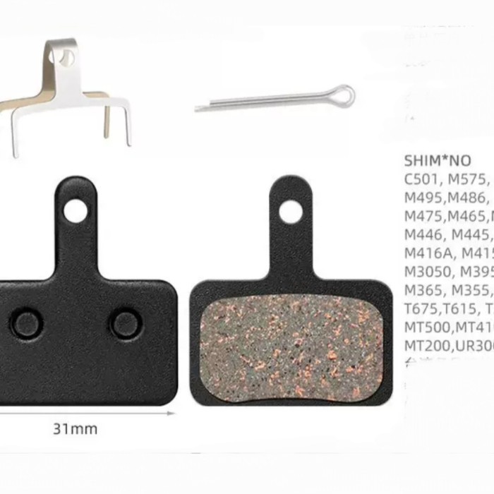 Paire De Plaquettes De Frein Kool Stop Pour Shimano Deore, MT200, MT201, MT400, MT500