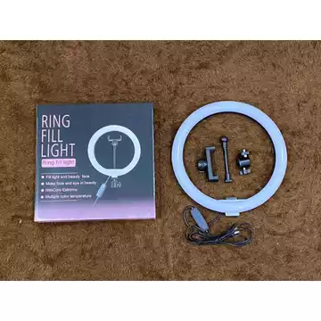 Ringlight 26cm Tripod 3110 Selfie Make Up Live Vlog Lampu Ring Light