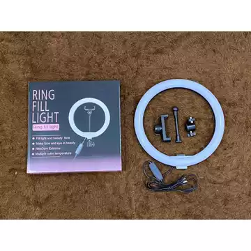 Ringlight 26cm Tripod 3120 Selfie Make Up Live Vlog Lampu Ring Light