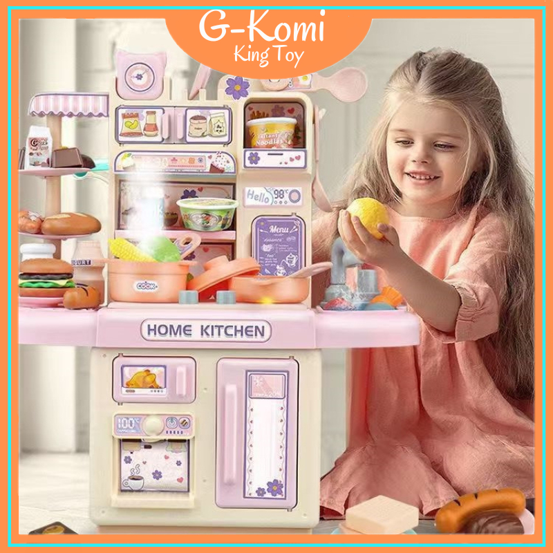 Jual Mainan Dapur Anak Kitchen Set Jumbo dengan Wastafel & Fungsi ...