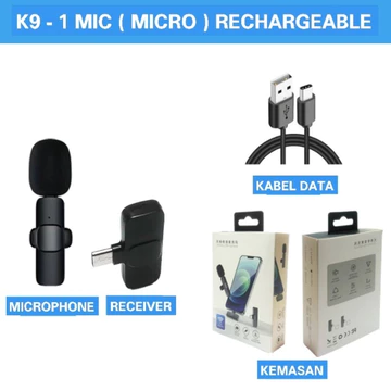 Microphone Affiliate Live Mic Wireless Clip On Microphone Mikrofon Lavalier Hp Plug Play Type C