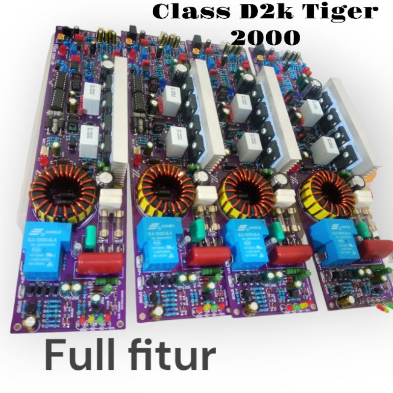 Jual power kit class D D2k tiger 2000 full fitur inbalance,limiter