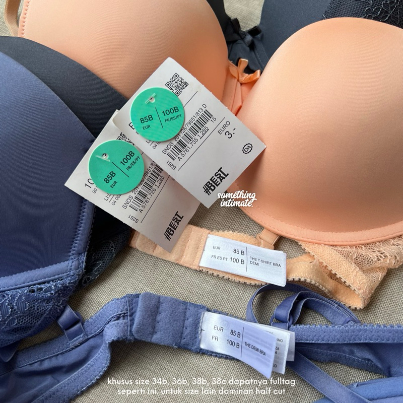 Jual [BUNDLE ISI 3] The C&A DEMI Side Lace Tshirt Bra Basic Lacey Bh ...