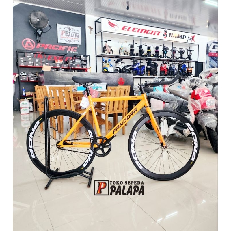 Jual SEPEDA FIXIE 700C POLICE TORONTO FX PANDORA BULLHORN Fixed Gear ...