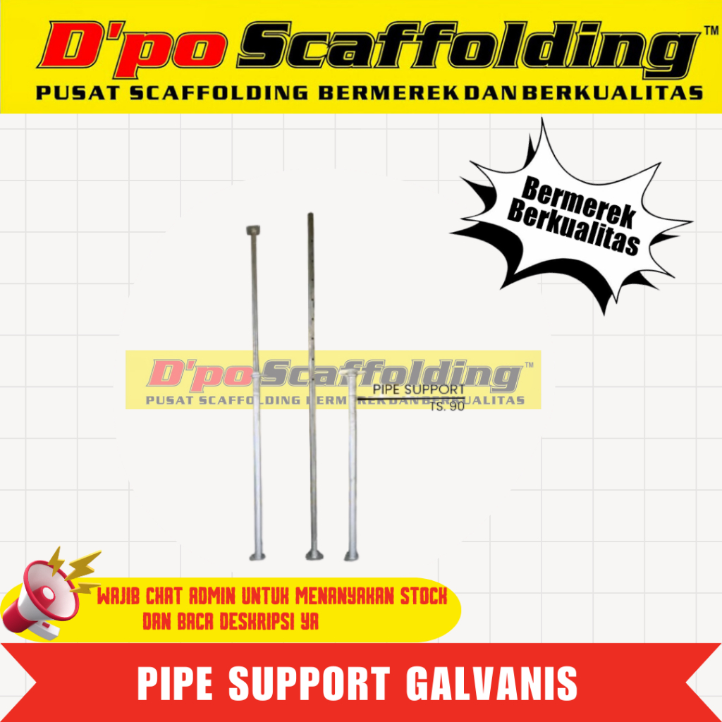 Jual Pipe Support Galvanis Scaffolding Shopee Indonesia