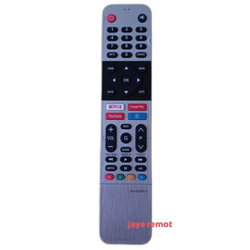Jual REMOTE REMOT TV COOCAA LED LCD ANDROID TV SILVER | Shopee Indonesia