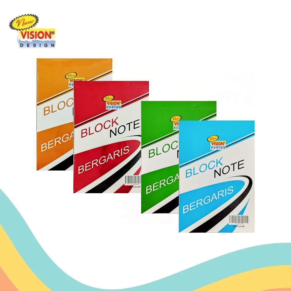 Jual BLOCKNOTE BESAR GARIS VISION (1 PCS) | Shopee Indonesia