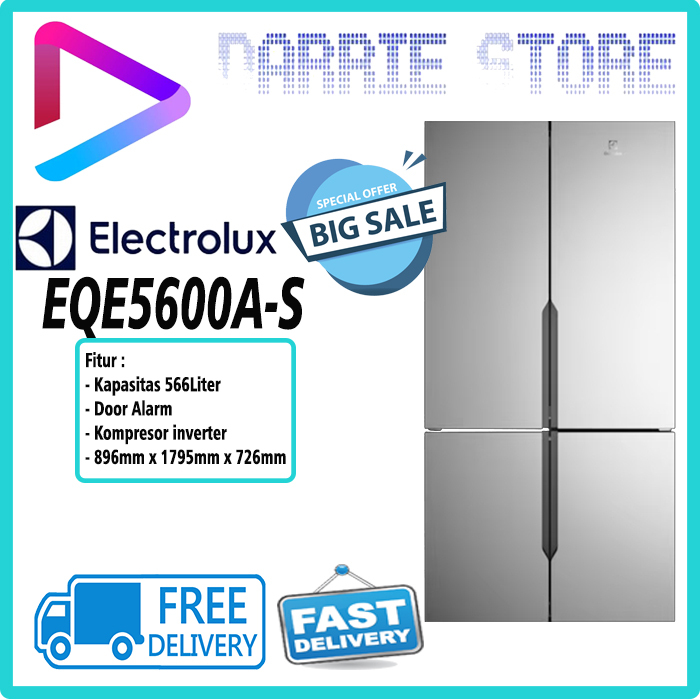 Jual ELECTROLUX EQE5600A-S Kulkas Multidoor French Door EQE5600AS ...