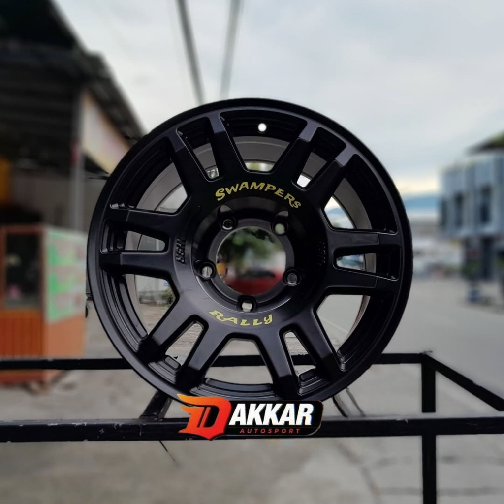 Jual velg mobil rally look ring 16 hsr swampers for katana taft jimny ...