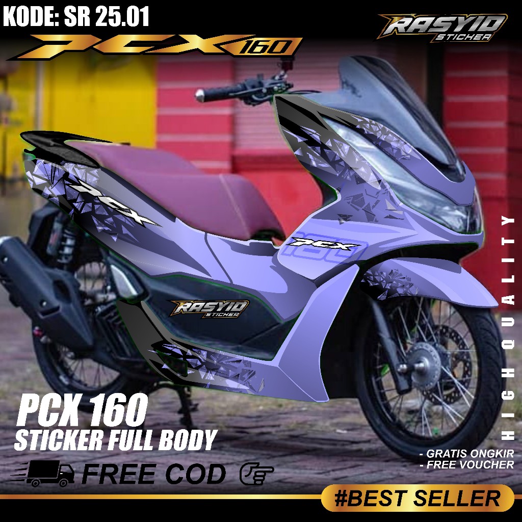 Jual COD Sticker Decal Full body Honda PCX Cbs Abs 160 Tahun 2020 2021 ...