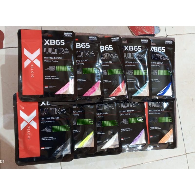 Jual SENAR BADMINTON XELCIO XB 65 xb65 ULTRA ORIGINAL | Shopee Indonesia
