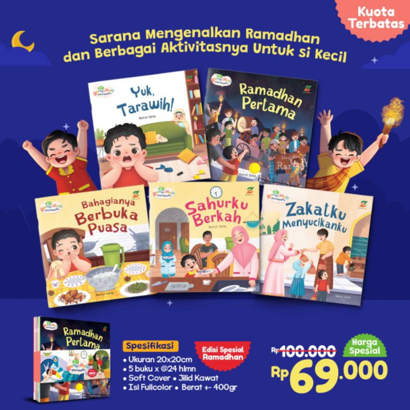 Jual [PRE ORDER] 5 Buku Seri Ramadhan Pertamaku Buku tentang Ramadhan ...
