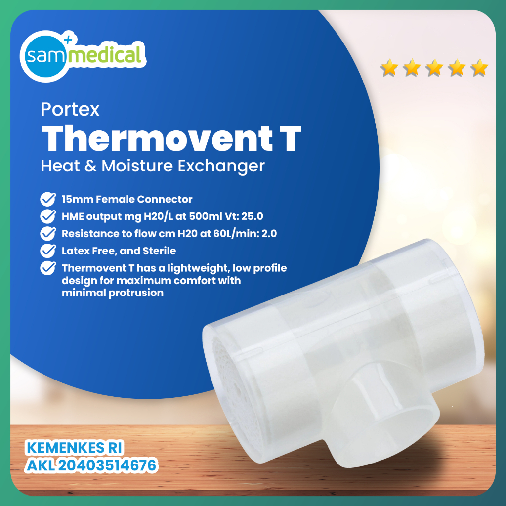 Jual Portex Thermovent T Heat and Moisture Exchanger / 100/575/010 ...