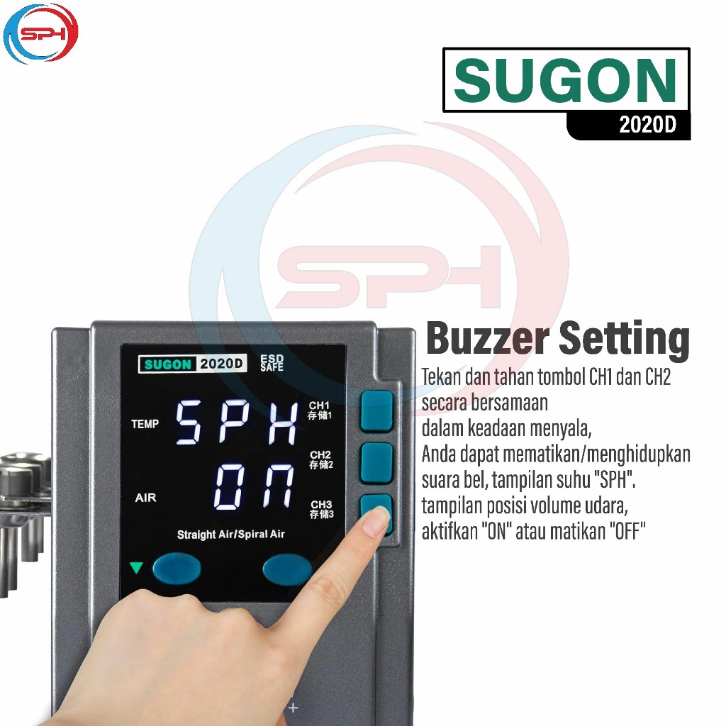Jual Sugon 2020D Blower Hot Air Gun Solder Uap Original | Shopee Indonesia