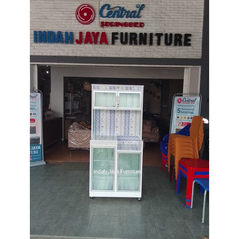 Jual Rak Piring Alumunium 2 Pintu Kaki Roda | Shopee Indonesia