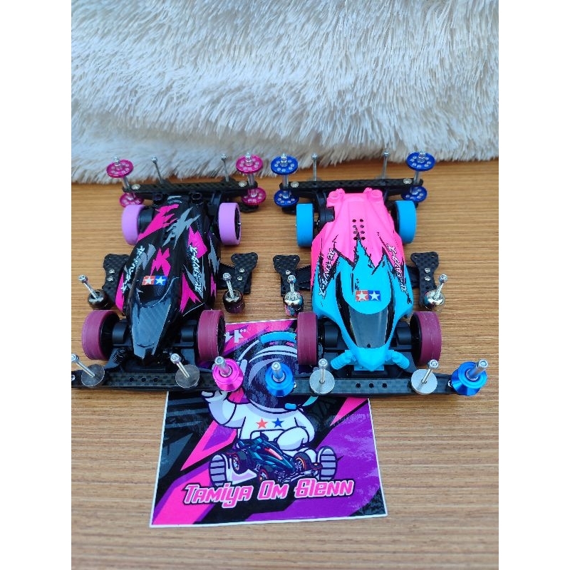Jual Tamiya BMAX Damper Style Dual Ridge Custom paint Super 2 Carbon ...
