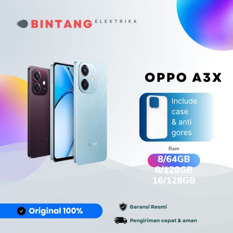 Jual PROMO HANDPHONE OPPO A3X GARANSI RESMI | Shopee Indonesia