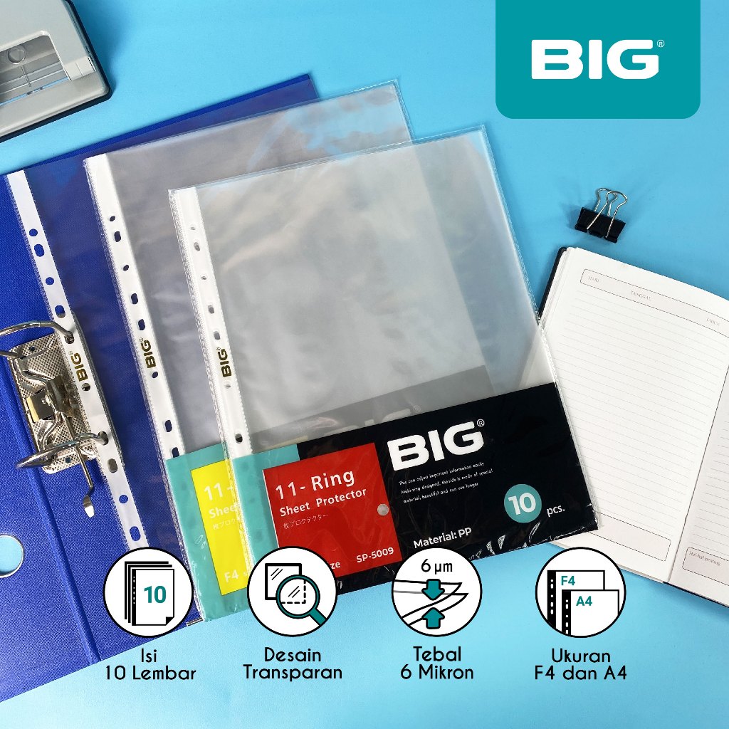 Jual BIG Sheet Protector/ PP Pockets Transparant | Shopee Indonesia