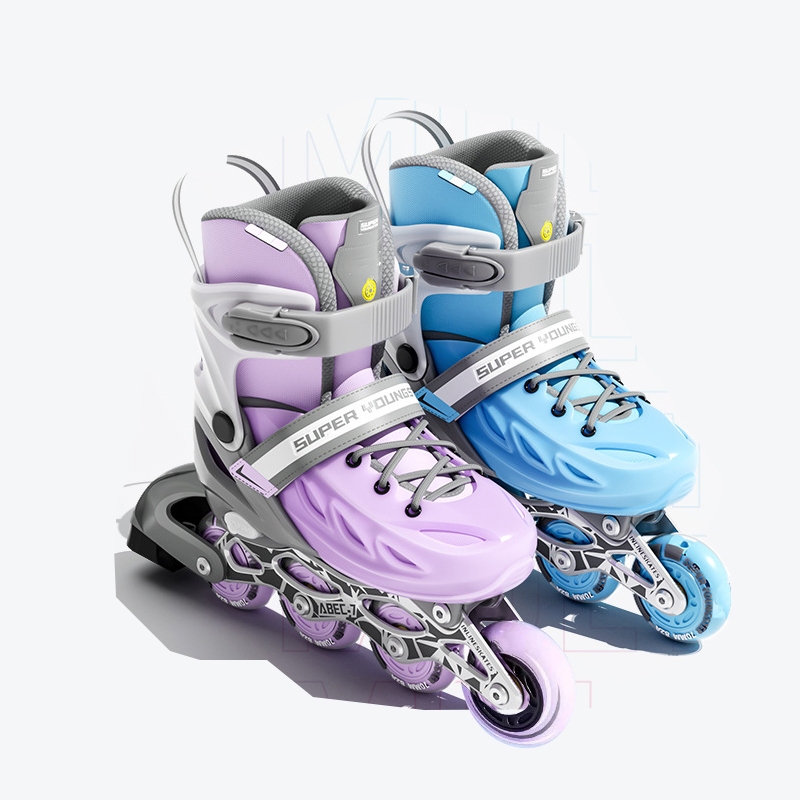 Jual Sepatu roda/roda PU/cangkang 3D/flash roda depan | Shopee Indonesia