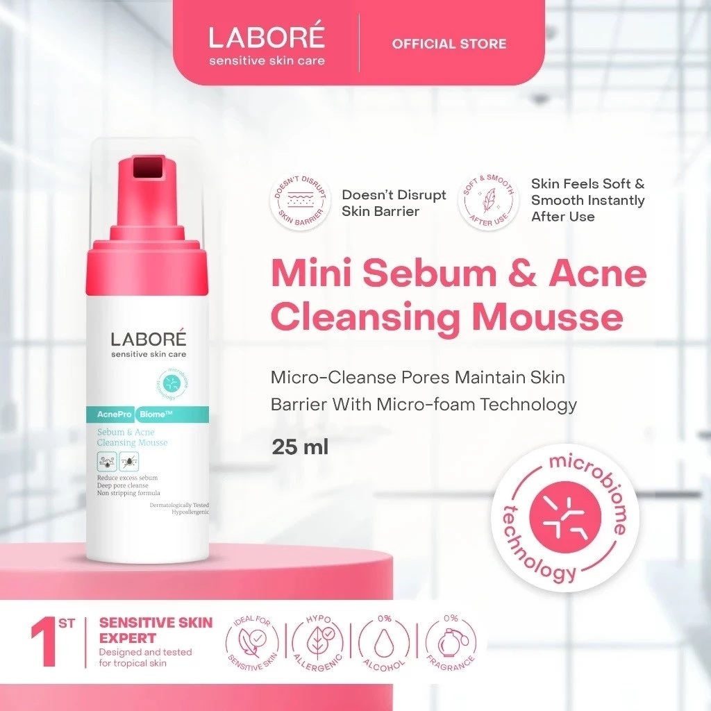 Jual LABORE SENSITIVE SKIN CARE INTENSIVE ACNE SERUM 7ML & SEBUM & ACNE ...