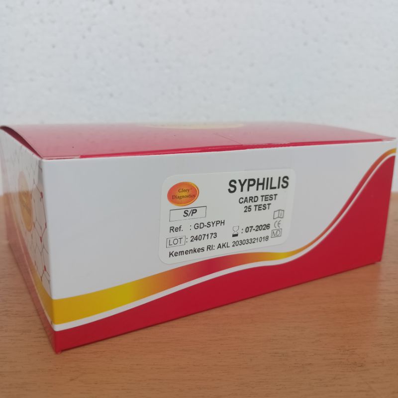 Jual TP SYPHILIS Card Test / sifilis 25 Cassette Glory | Shopee Indonesia