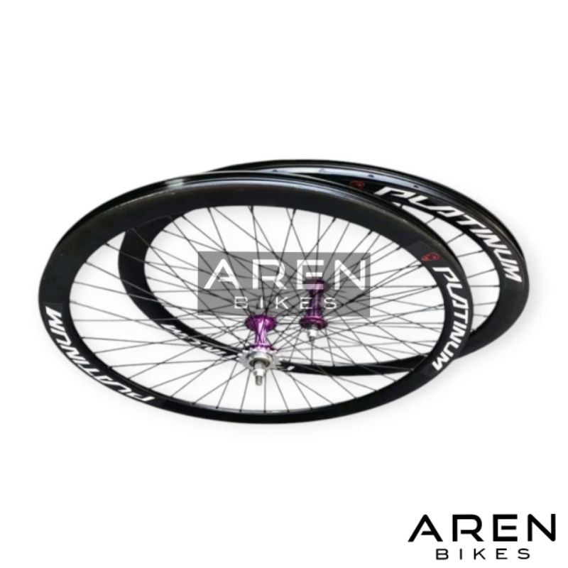 Jual WHEELSET SEPEDA 700C DOLTRAP PLATINUM 3CM 4CM 5CM 5.5CM 700 C VELG ...