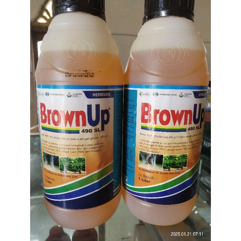 Jual Obat Rumput Sistemik Brown Up 490 SL Pengendali Rumput Liar ...