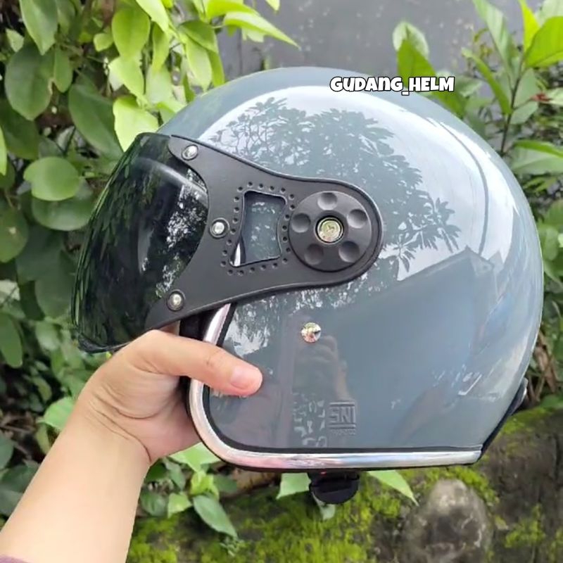Jual HELM PILOT ITALY LIST CHROME SNI LC ORIGINAL (( PILOT LC ...