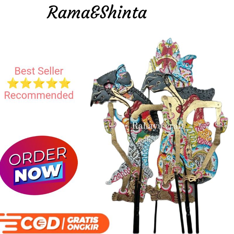 Jual Wayang kulit Asli 100% Raden Rama & Dewi Shinta | Shopee Indonesia