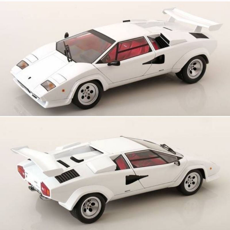 KK Scale 1:12 LAMBORGHINI COUNTACH LP 5000S QV BLACK 1985