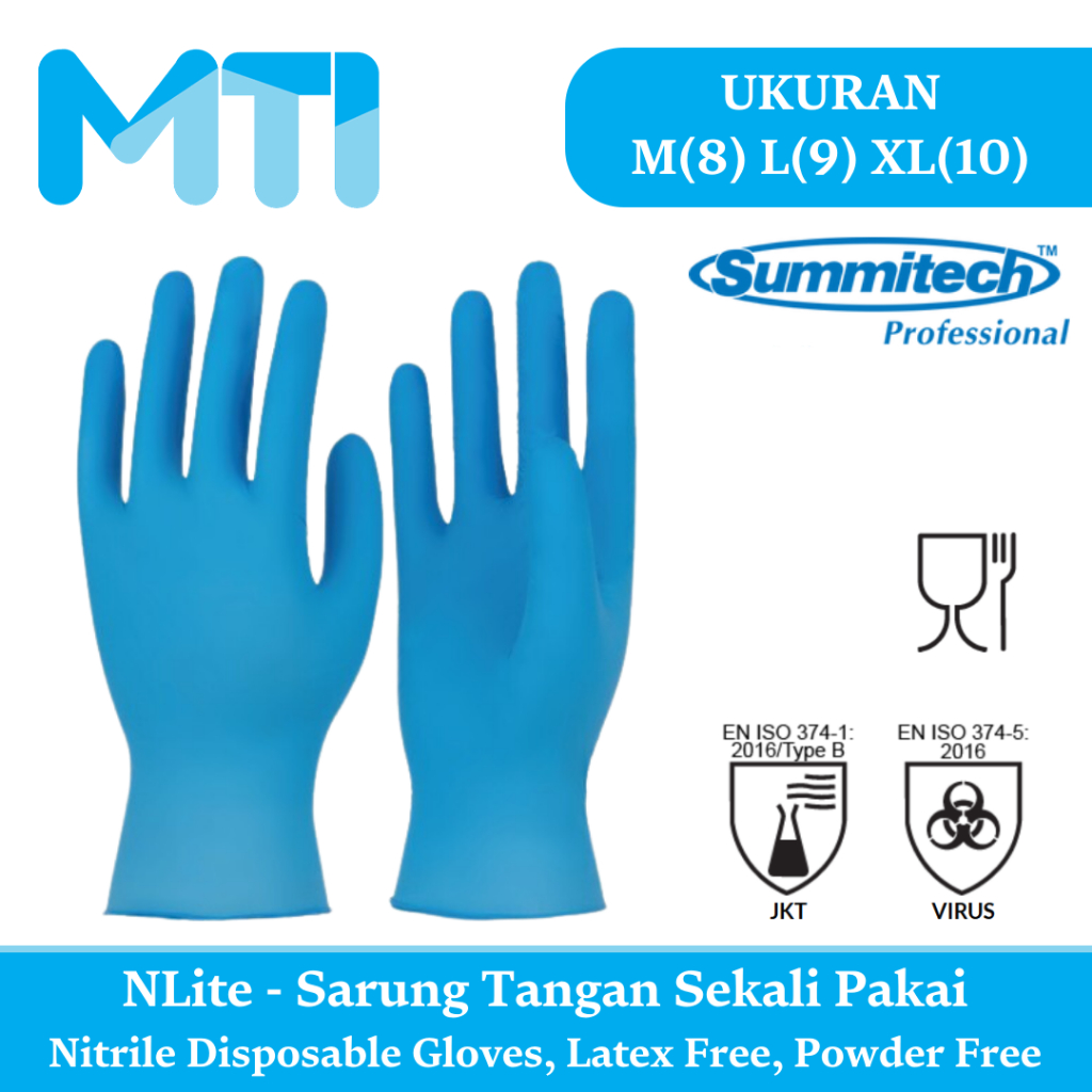 Jual SUMMITECH NLite - Sarung Tangan Sekali Pakai 1 Box isi 100 Pcs ...