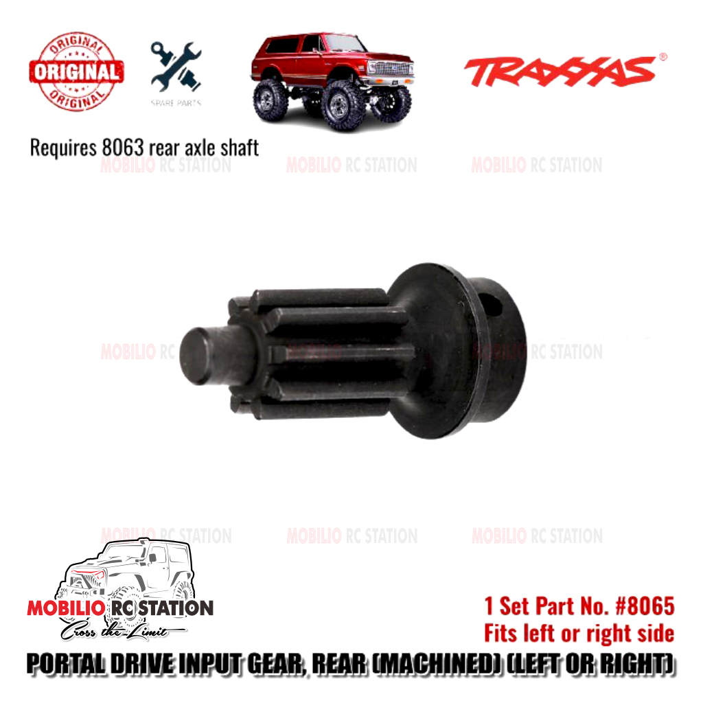 Portal Drive Input Gear Traxxas Rear - Machined Replacement For
