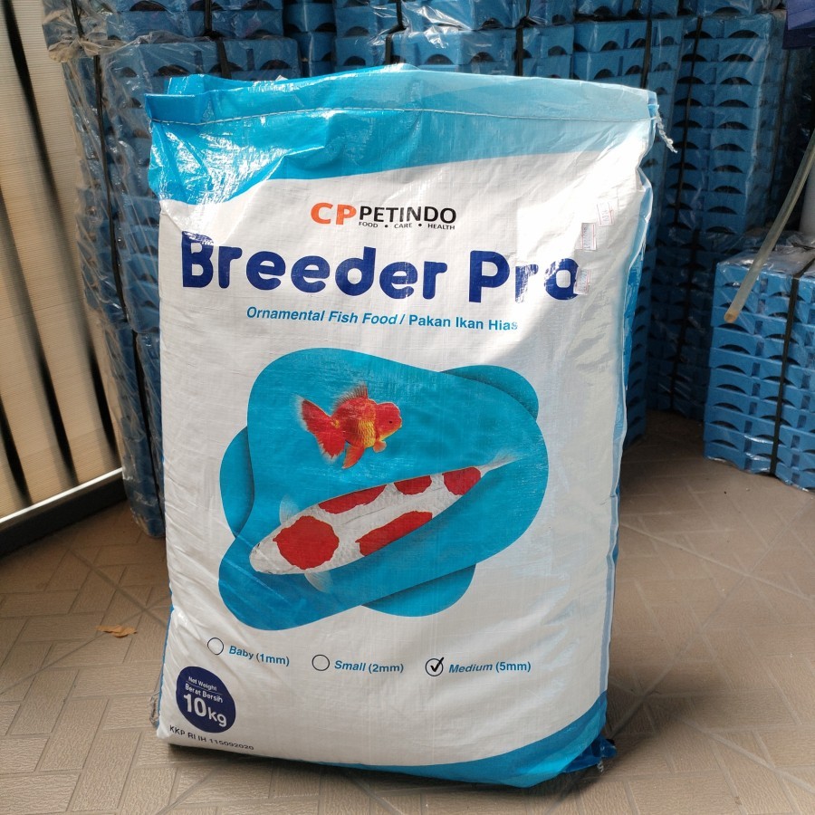 Jual BREEDER PRO Fish Food Repack 1kg 1mm 2mm 5mm pakan koi ikan hias ...