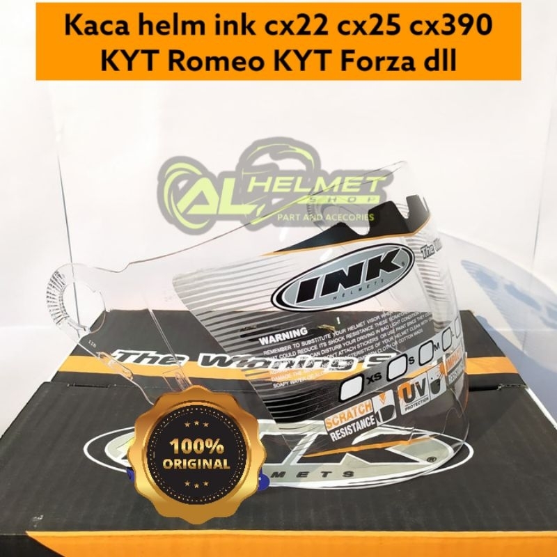 Jual original kaca helm ink cx22 cx25 cx390 PNP KYT Romeo KYT Forza dll ...