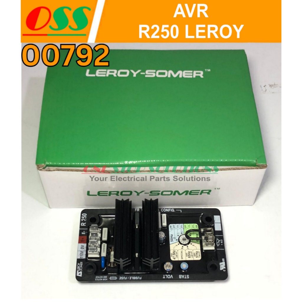Jual AVR GENERATOR R250 GENUINE ORIGINAL ASLI ORI LEROY SOMER R 250 AVR ...
