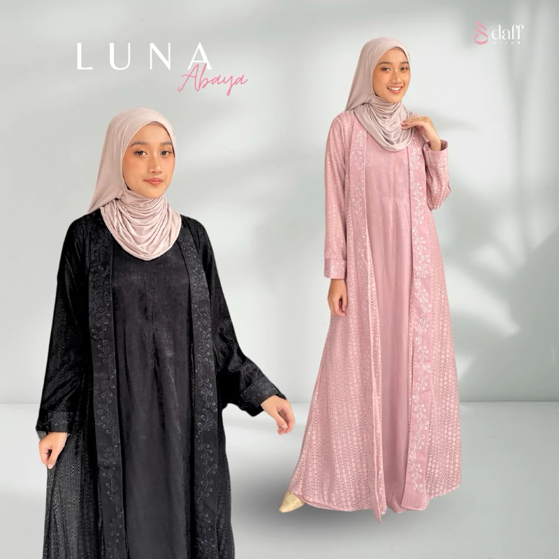 Luna Abaya Brukat Premium DAFF Hijab