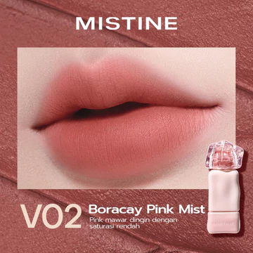 MISTINE Lip Tint Super Glazed Shine Longlasting Moisturizing Lightweight Lip Glossy