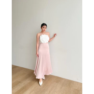 Bonde Selena Sateen Skirt Rok Satin Wanita Premium