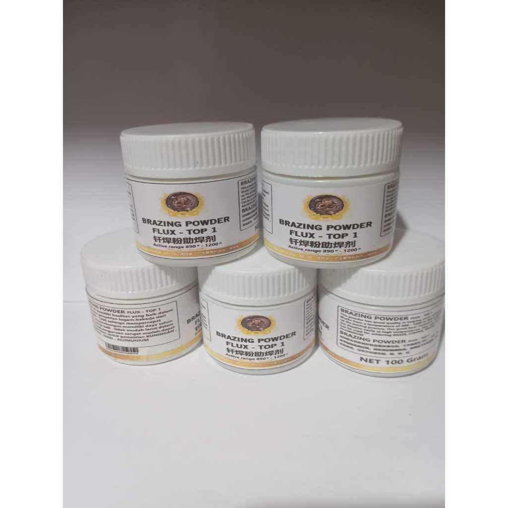 Jual BRAZING POWDER FLUX TOP 1 obat fluk flux kawat las tembaga ...