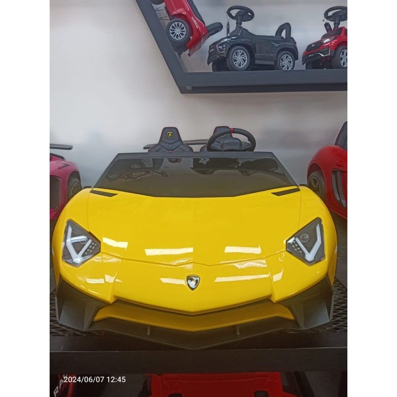 Jual Mobil Aki Aventador Jumbo 24volt + remote Shopee