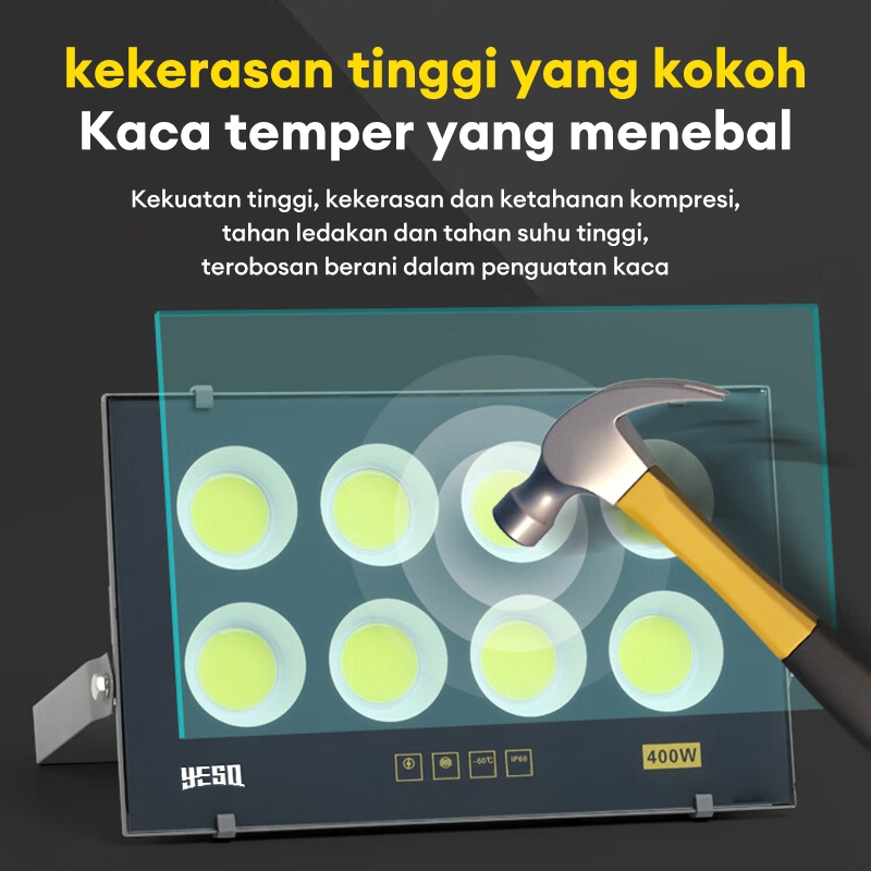Jual YESQ Lampu Sorot LED Outdoor 2000W Tahan Air IP67 Lampu Luar ...