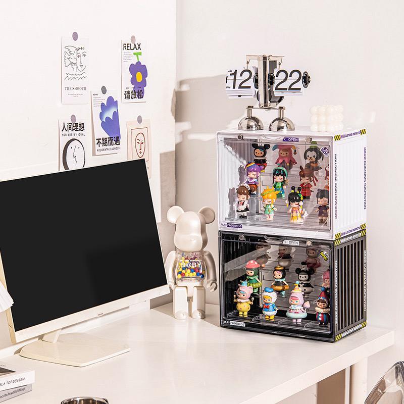 Jual Popmart Container Shine Figures Display Case Dustproof Storage In ...