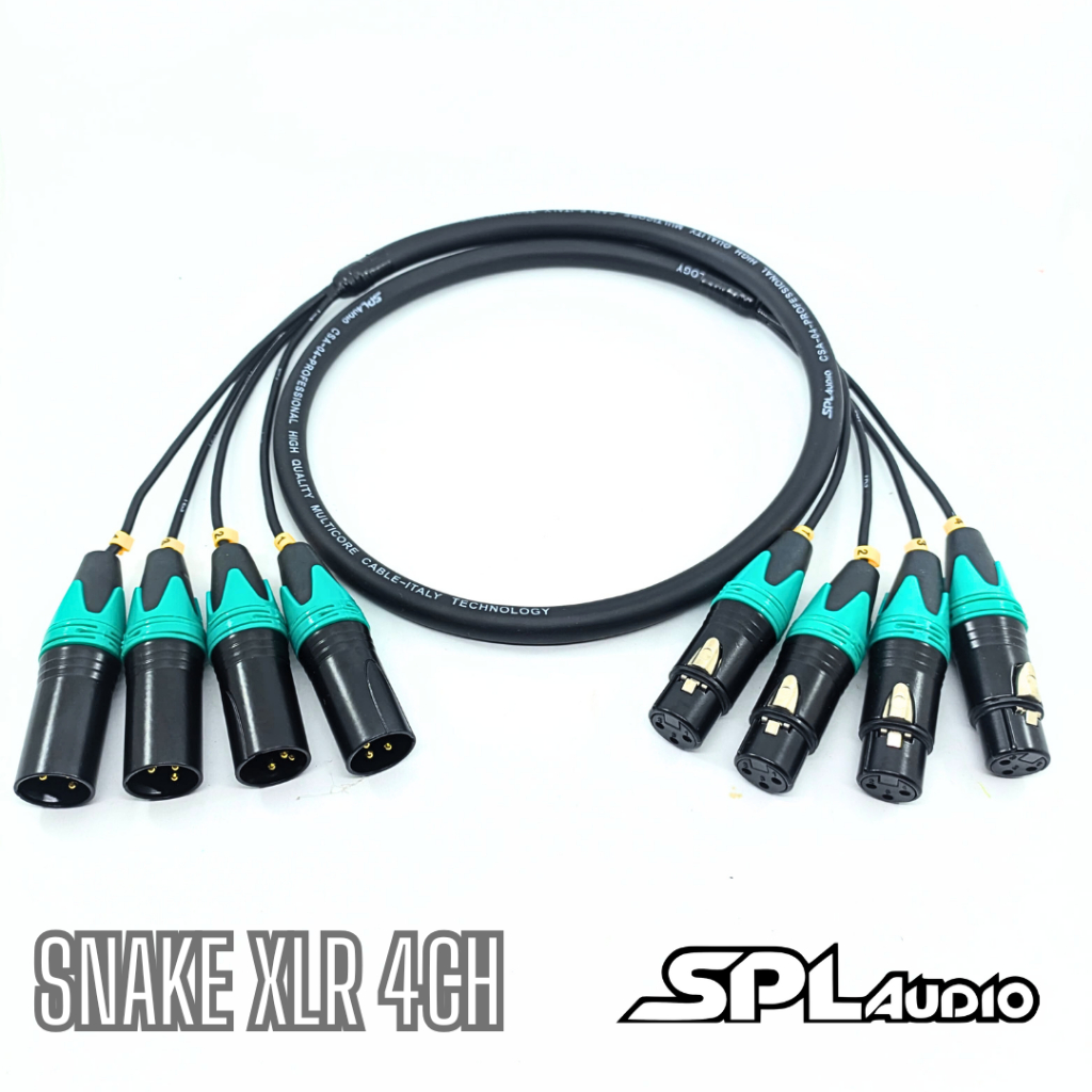 Jual Kabel Audio Snake 4x XLR Female To 4x XLR Male Kabel Snake 4 ...